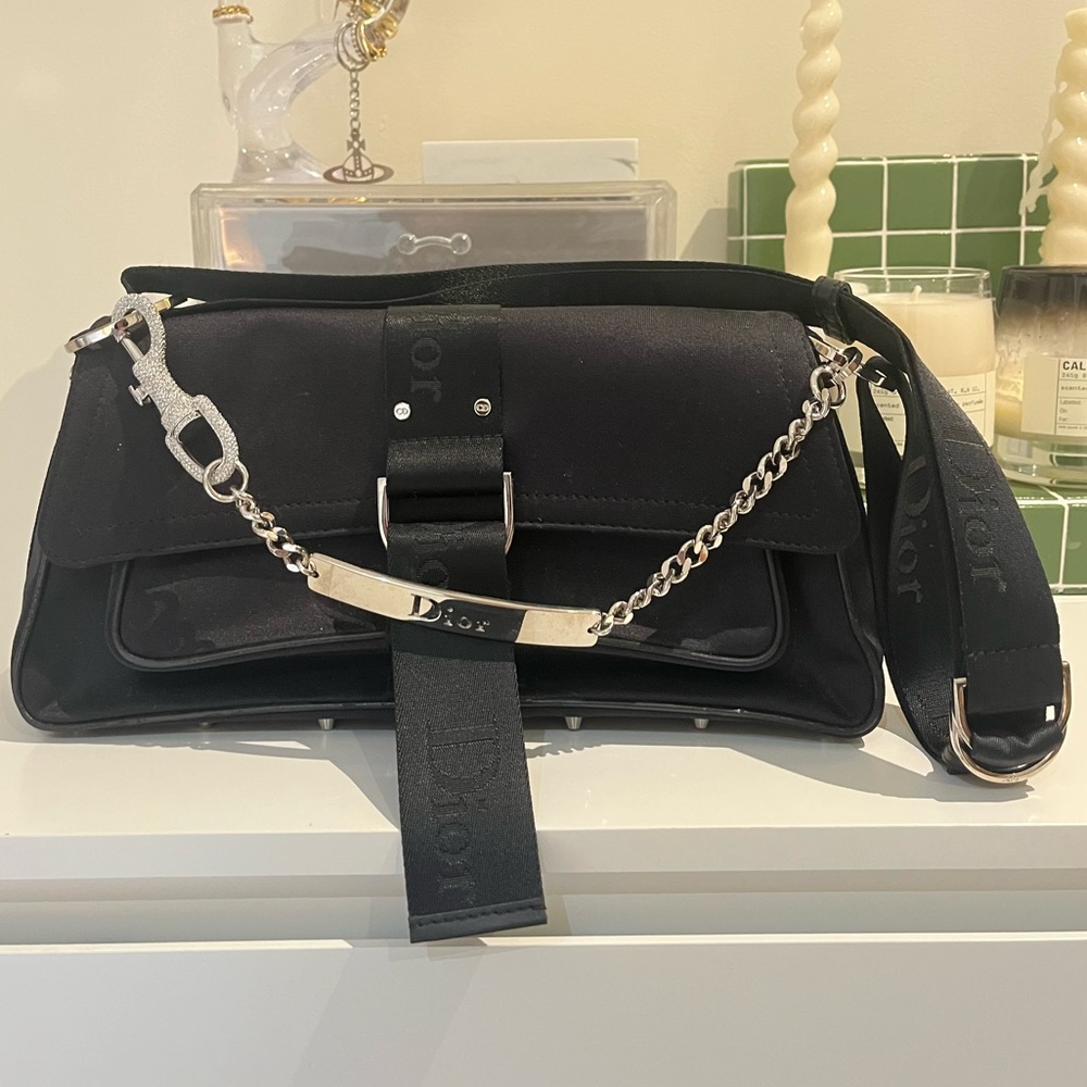 vintage dior shoulder purse